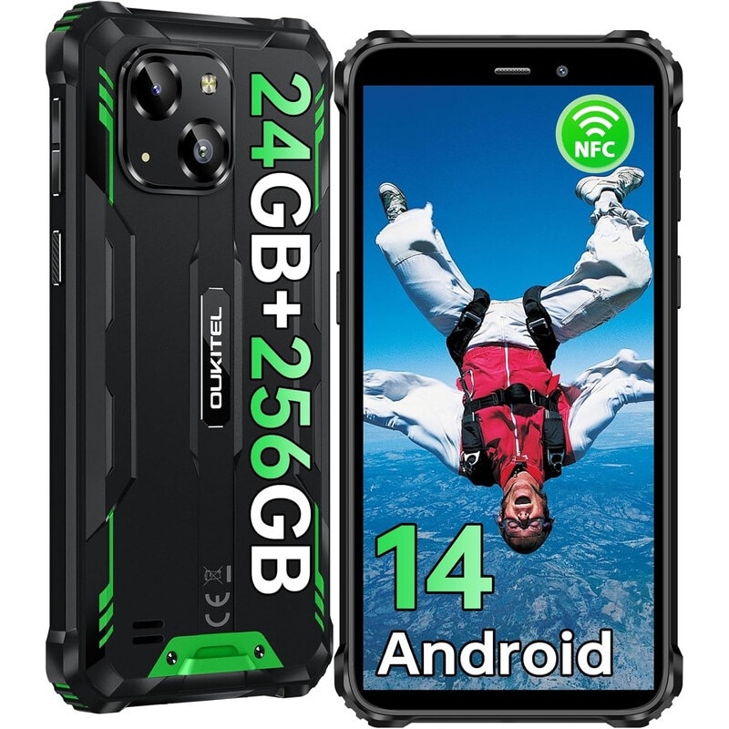 Telefon mobil OUKITEL WP32 Pro, Android 14, Dual SIM 256GB ROM/1T