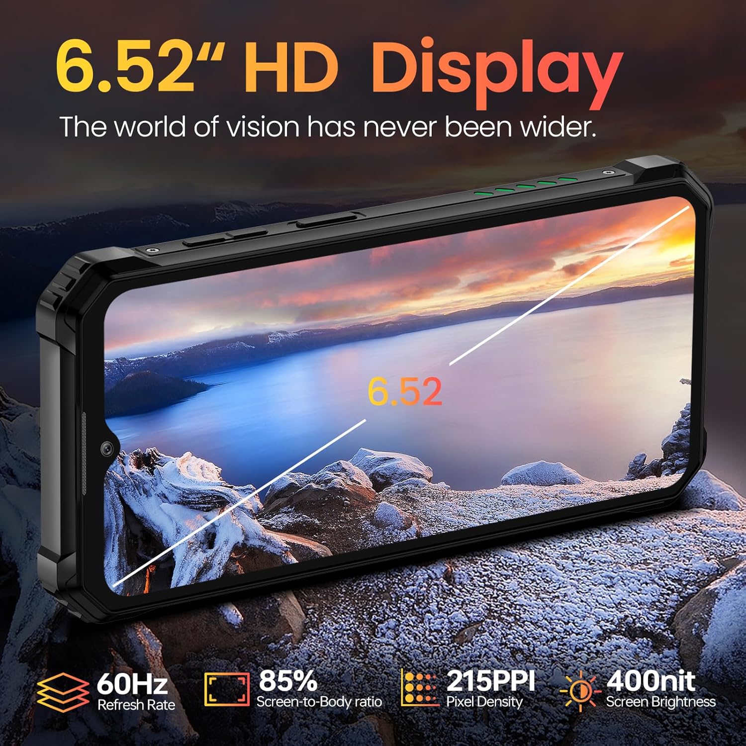 Telefon Mobil OUKITEL WP28E, Android 14, Baterie 10600mAh, 16GB +