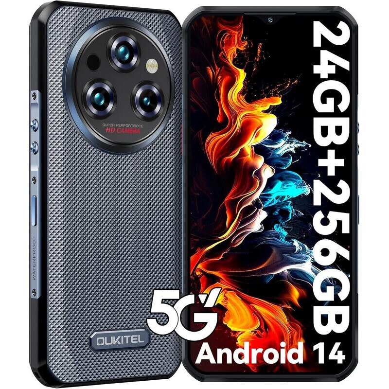 Telefon Mobil OUKITEL WP35 Rugged Smartphone 5G - 256GB+24GB