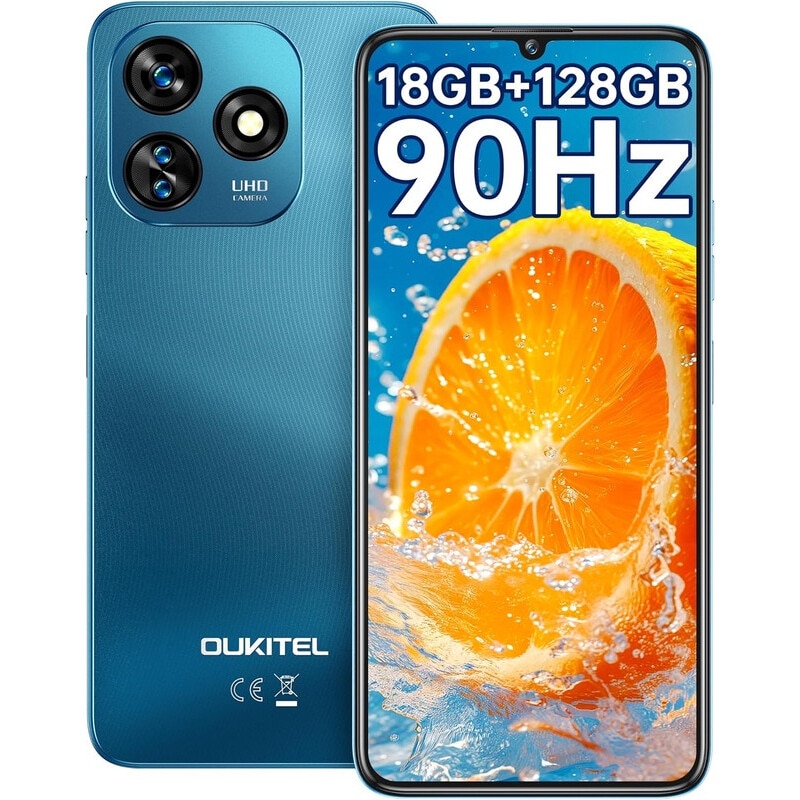 Telefon mobil OUKITEL C51,128GB 18GB RAM, Dual SIM,4G