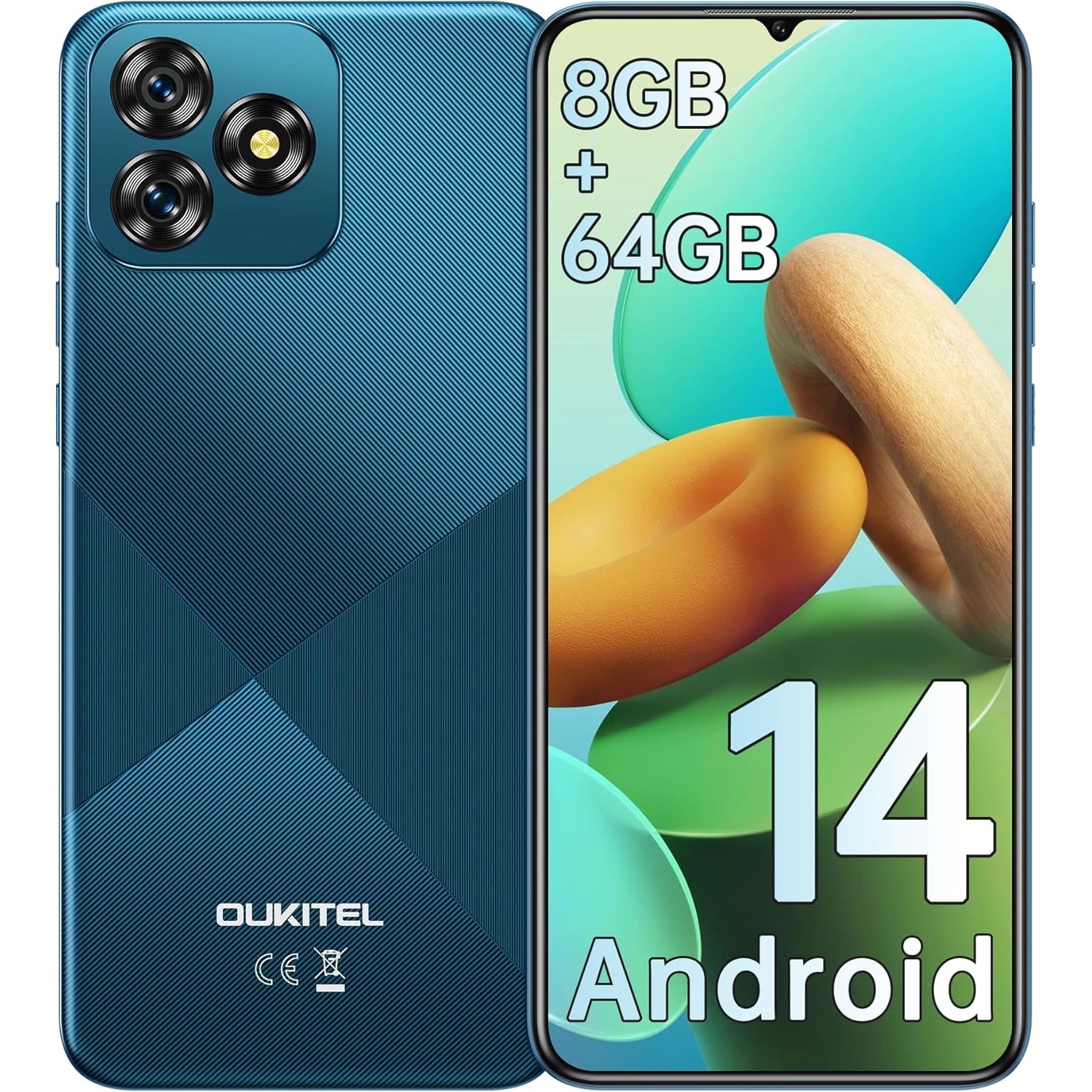 Oukitel C53 8GB RAM 64GB スマートフォン Telefon Mobil OUKITEL C53, 6.6