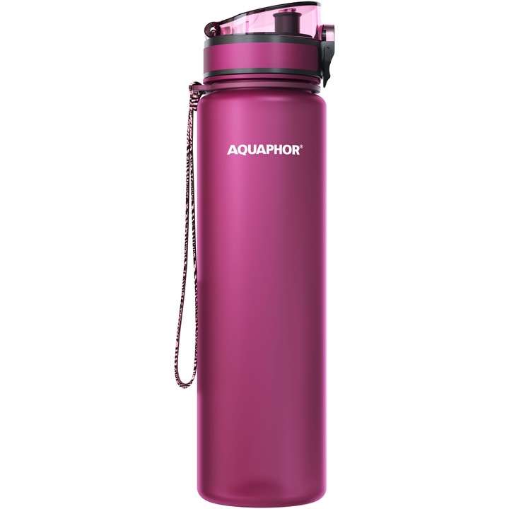 Бутилка за филтриране на вода Aquaphor, 1000 мл, Бордо