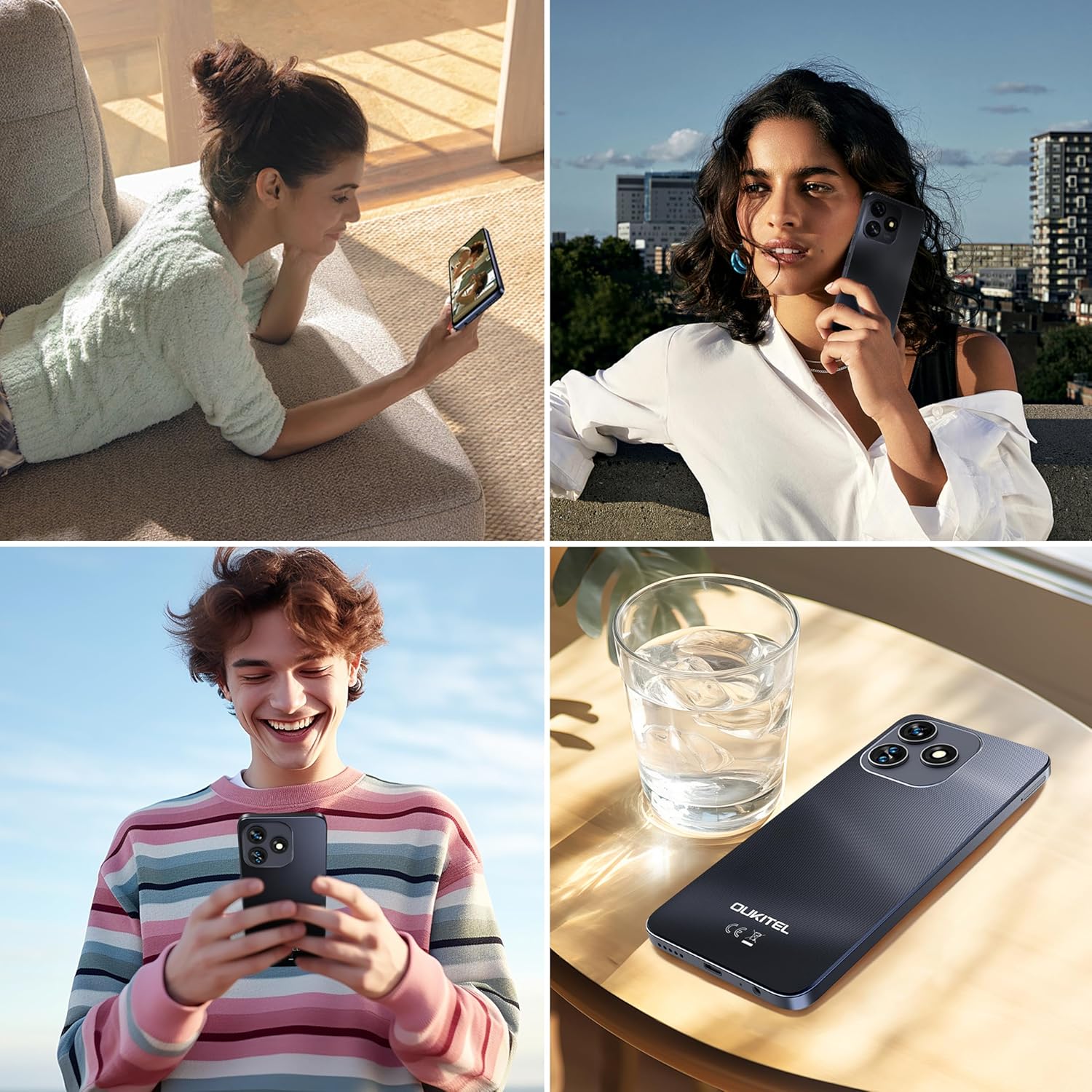 Telefon mobil OUKITEL C51,128GB 18GB RAM, Dual SIM,4G Android 13