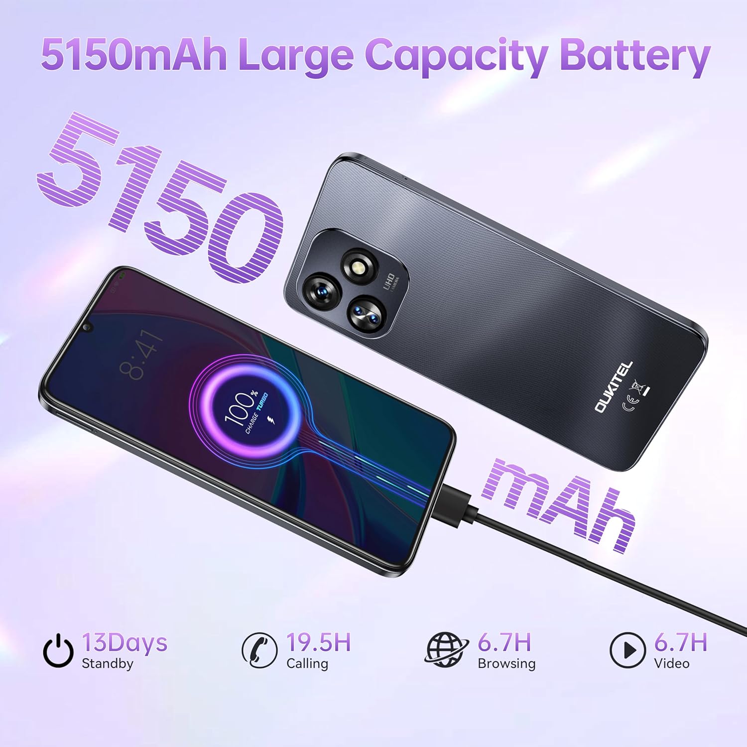 OUKITEL C51 SIMフリー Amazon.co.jp: OUKITEL C51 スマートフォン 本体 simフリー 18GB RAM+