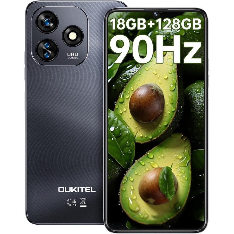 Telefon mobil OUKITEL C51,128GB 18GB RAM, Dual SIM,4G Android 13
