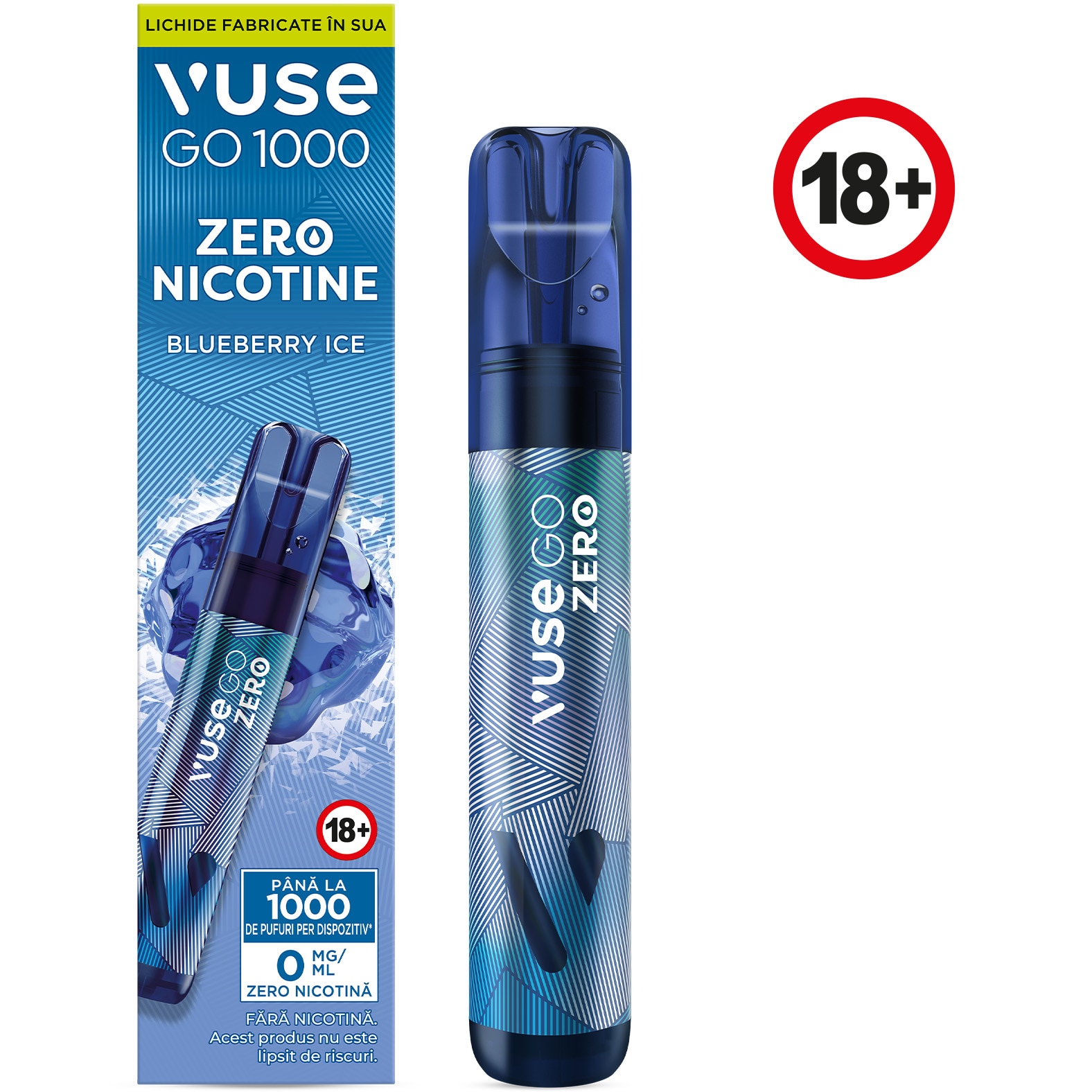 Vuse GO 1000 PEN Blueberry Ice, 6x0mg/ml