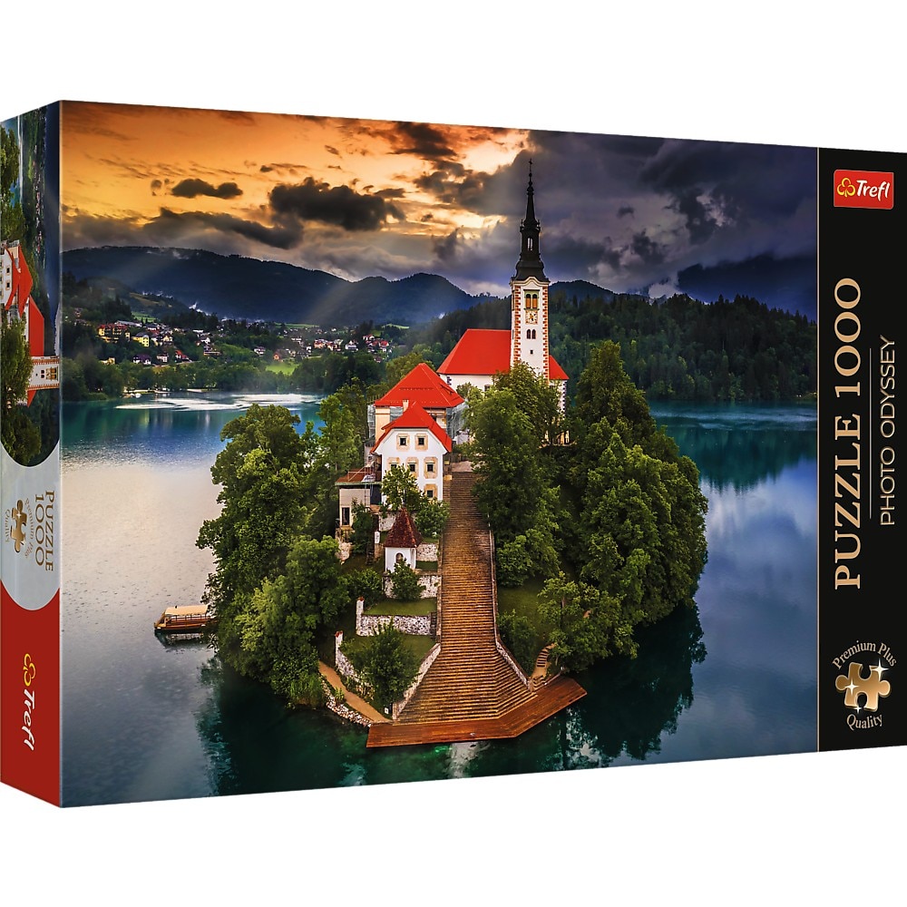 Puzzle Trefl Premium Plus - Photo Odyssey, Lacul Bled Slovenia, 1000 piese