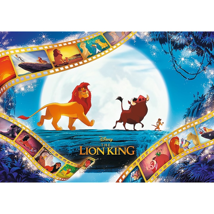 Puzzle Trefl Premium Plus - Disney, Regele Leu, 1000 piese