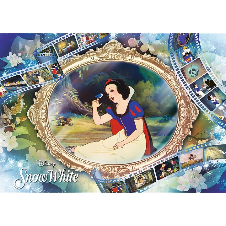 Puzzle Trefl Premium Plus - Disney Princess, Alba ca Zapada, 1000 piese