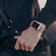 Apple Watch kompatibilis, rozsdamentes acél úraszíj mágneses csat, 38mm 40mm 41mm Milanese Stralight Color