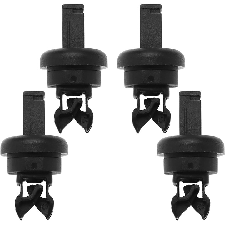 Cleme de fixare pentru Renault Clio/Megane, set 4 bucati, plastic, diametru 6.7mm