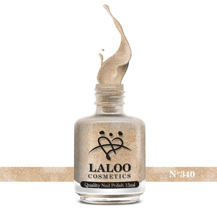 Oja clasica No.340 Bronze glitter Laloo 15ml