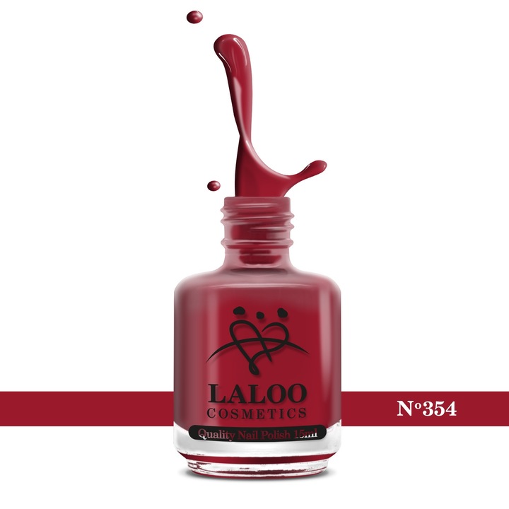 Klasszikus körömlakk No. 354 Dragon Red Nail Polish 15ml