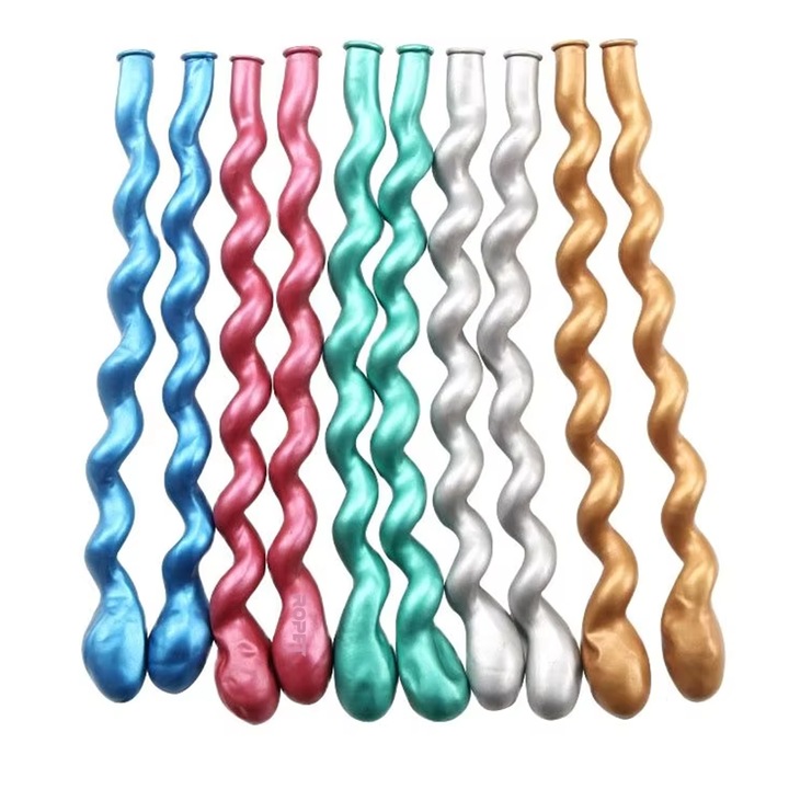 Set 50 baloane latex, Chrome, Sidefate, Ropet