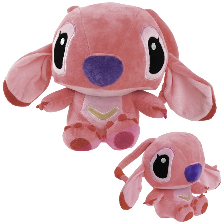 LILO I STITCH, jucarie de plus, 25cm, roz, design original