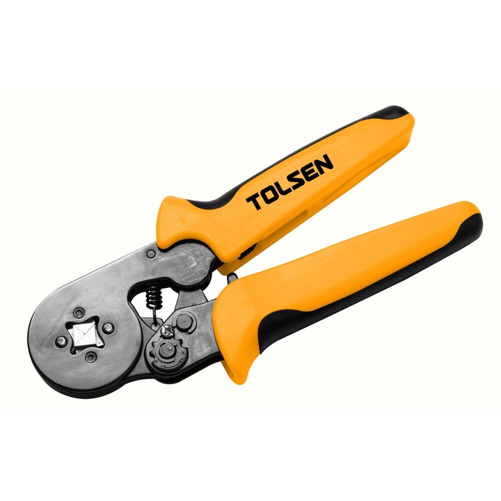 Клещи за кримпване, стомана/ABS, 0.25-10 mm², 175 mm, Tolsen