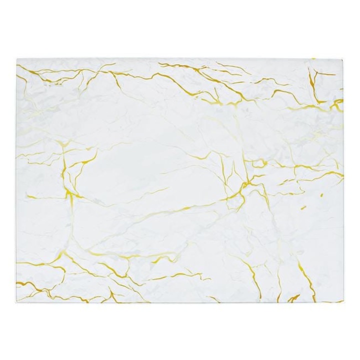 Tocator din sticla Incasabil, Marble, 40x30cm