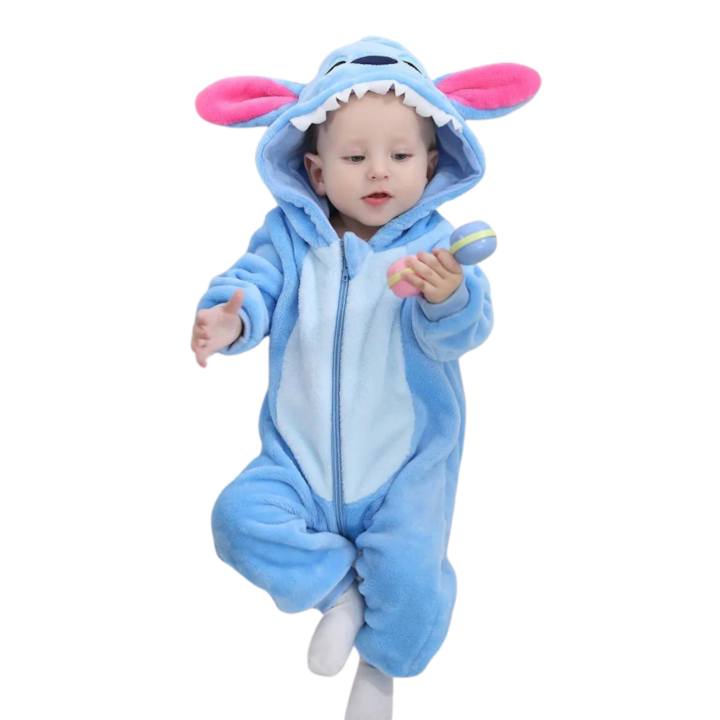 Pizsama Fancy Dress Disney Stitch Baba hálóruhák, Kék
