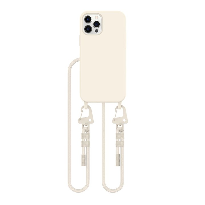 TECH-PROTECT MagNecklace MagSafe zsinór tok kompatibilis az iPhone 12 / 12 Pro Latte készülékkel