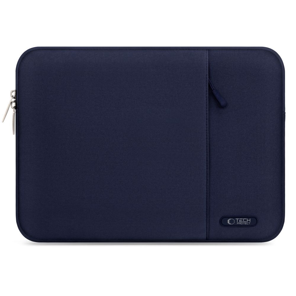 Etui laptop Tech-Protect Sleevy, 33,5x23,5cm, albastru inchis, set 1 buc.