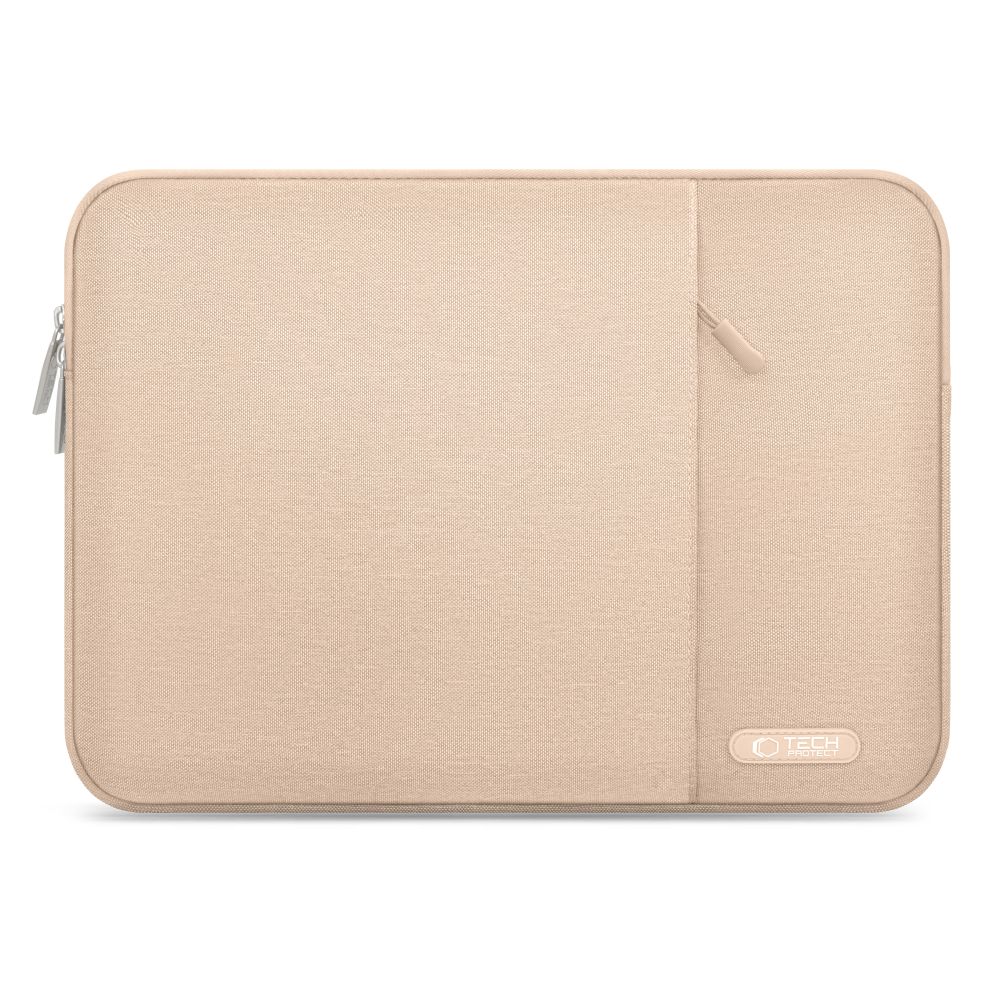 Husa Tech-Protect Sleevy compatibila cu laptop 13/14 inch Latte
