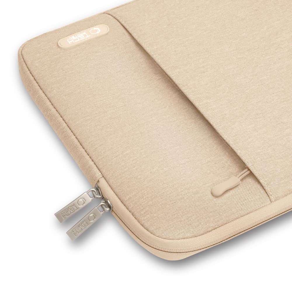 Husa Tech-Protect Sleevy compatibila cu laptop 13/14 inch Latte