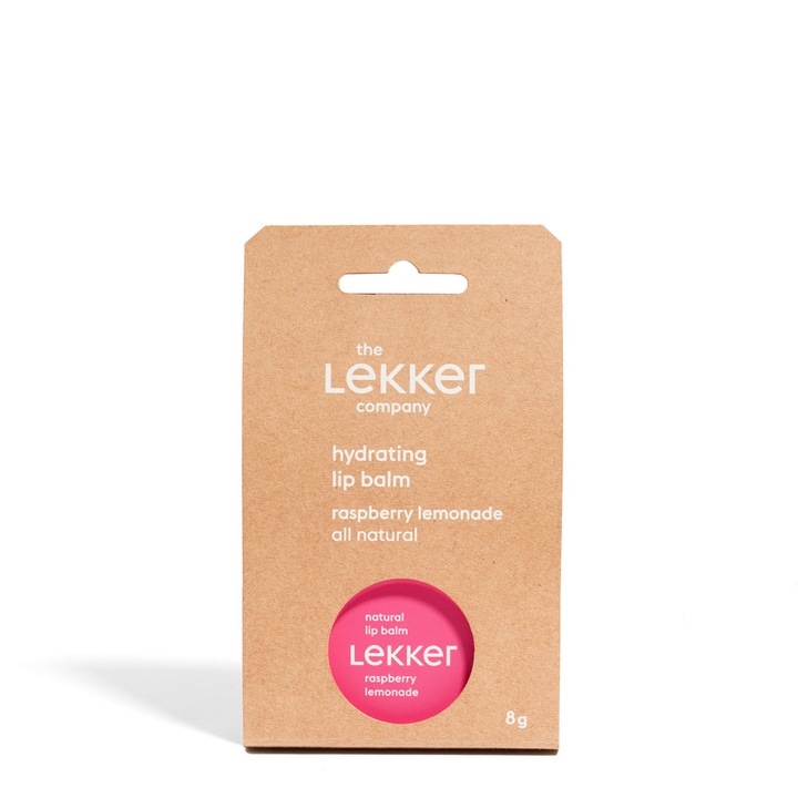 Balsam de buze la cutiuta RASPBERRY LEMONADE 8g Lekker