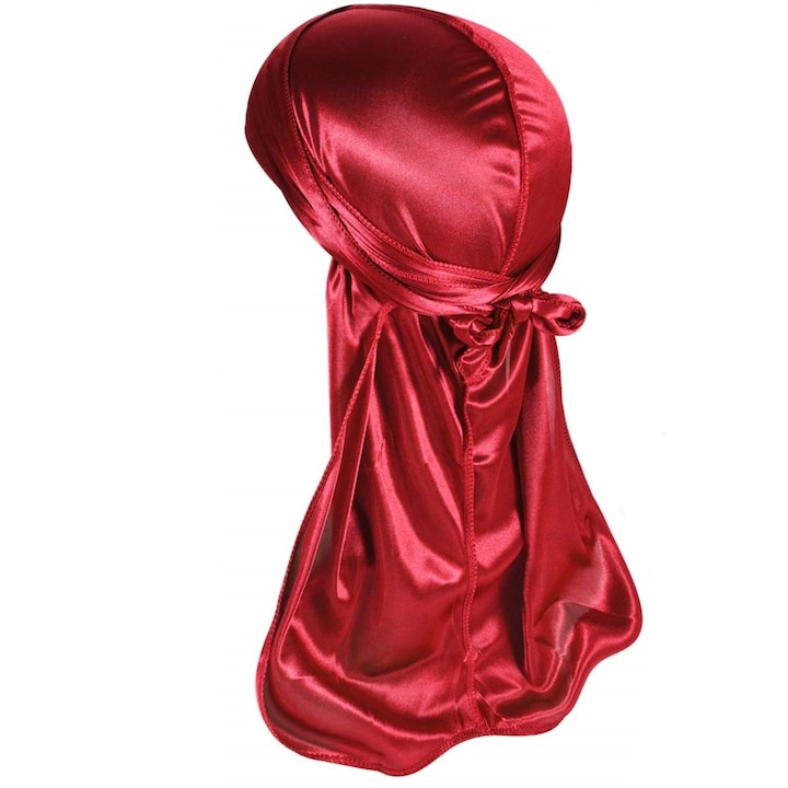 Bandana Durag, Sarphia Store, Marime Universala, Rosu