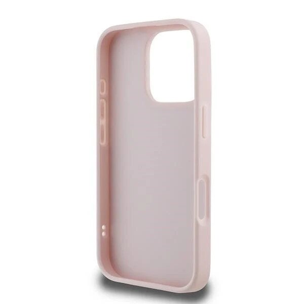 Husa Karl Lagerfeld compatibila cu iPhone 16 Pro Max, Quilted Signature, Roz