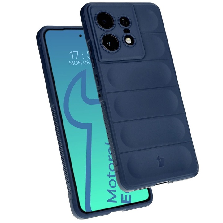 Кейс Bizon Case Tur за Motorola Edge 50 Pro, тъмносин