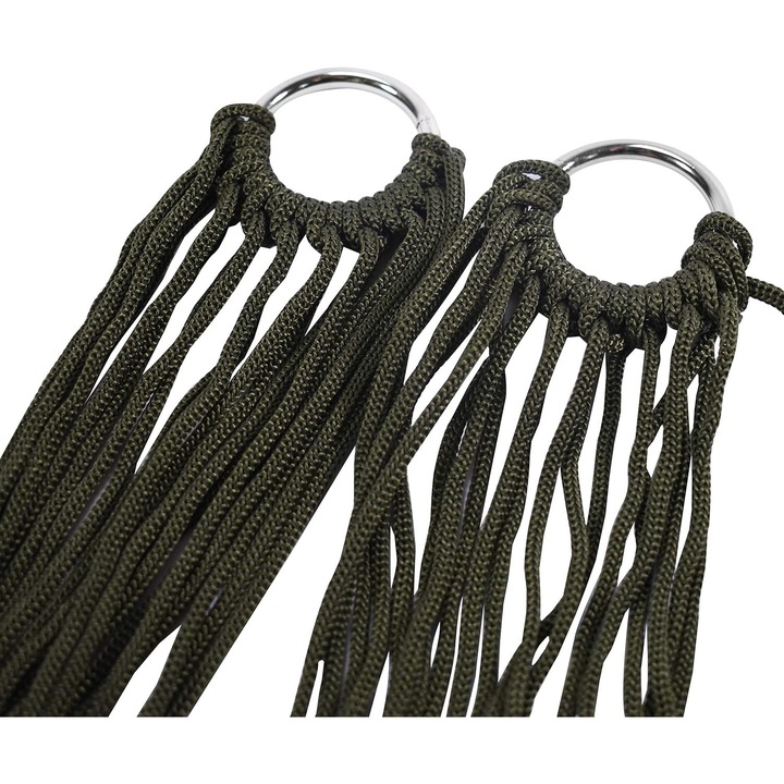 Hálózsák nylon zöld katonai 400x245cm ellenálló 200kg