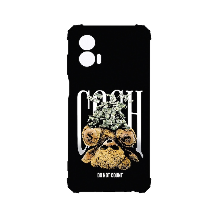 BestCase® Husa Anti Shock 1.5MM, compatibila cu Motorola Edge 50 Fusion, Teddy Bear Money, Air cushion Technology, AS 1460