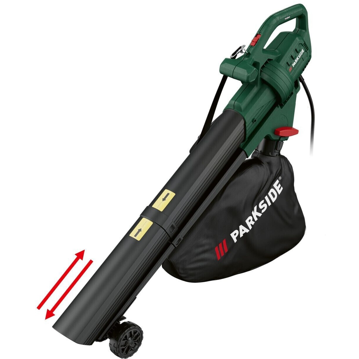 Aspirator/tocator si suflanta de frunze Parkside PLS 2600 C2, 2600W