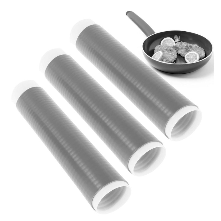 Protectie tigaie, pentru manerele tigailor, rezistente la caldura, prindere sigura, izoleaza eficient caldura, mentine manerele reci, previne alunecarile, pana la 240℃, 3 buc - SLEEVEKO