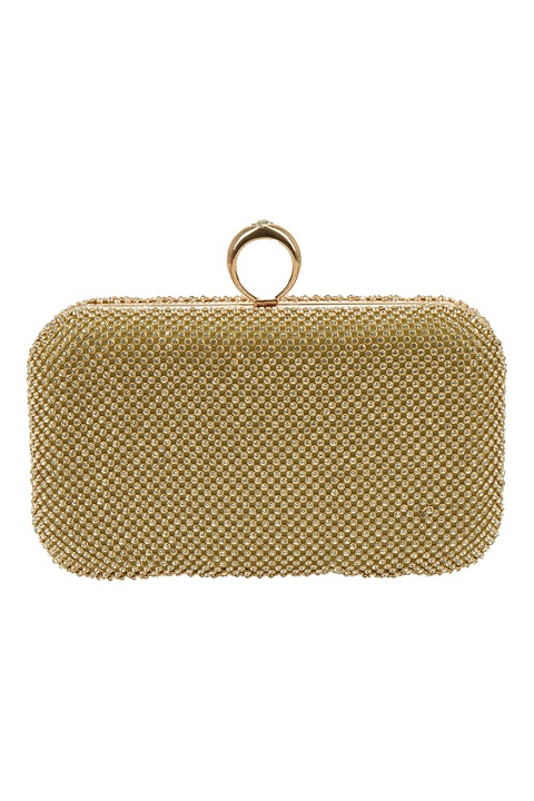 PATRIZIA LUCCHINI, Geanta plic cu bareta detasabila, Auriu