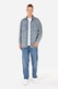 COLIN'S, Camasa din denim cu buzunar aplicat, Albastru prafuit