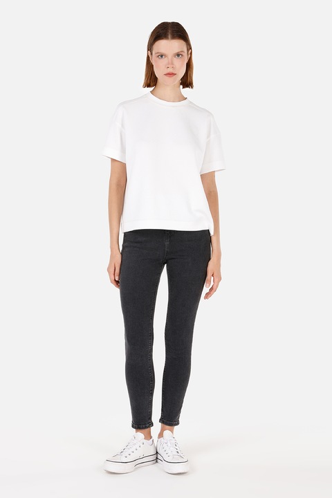COLIN'S, Blugi crop skinny, Negru