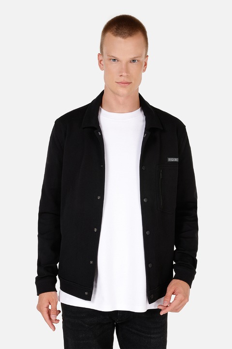 COLIN'S, Jacheta din denim cu maneci lungi, Negru