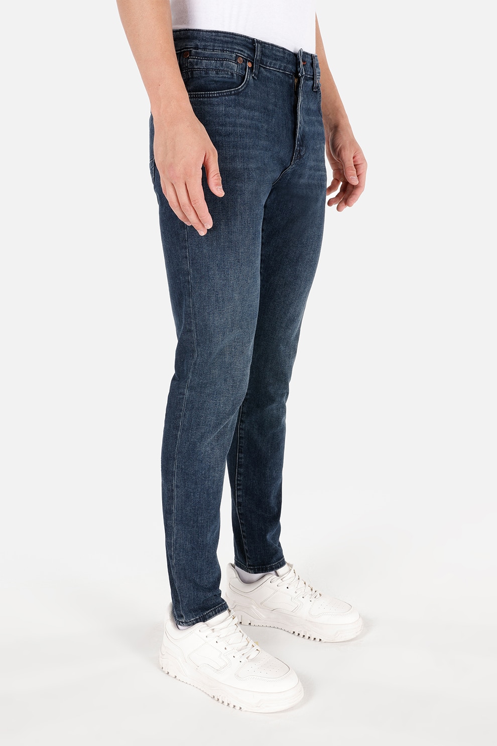 COLIN'S, Blugi slim fit cu 5 buzunare, Albastru prafuit, W29-L32