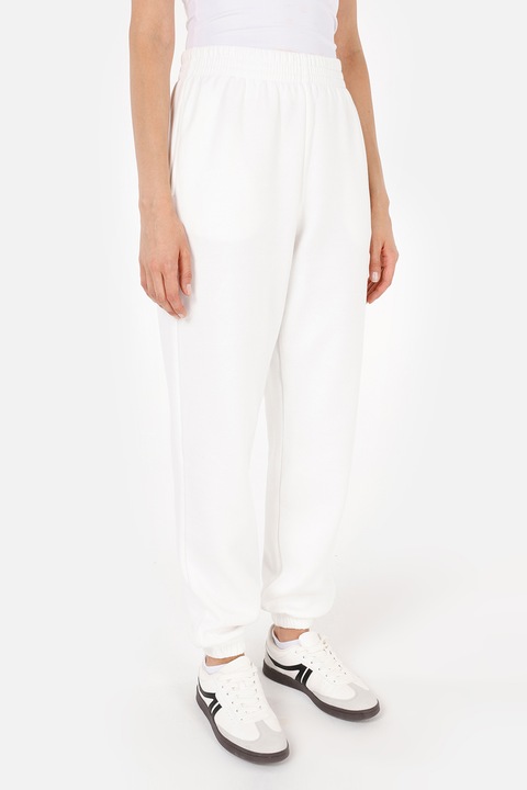 COLIN'S, Pantaloni de trening cu buzunare laterale, Alb optic, L