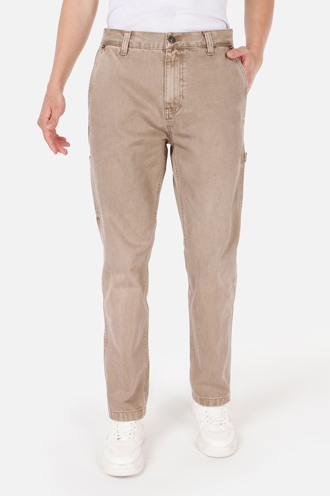 COLIN'S, Blugi uni cu talie medie, Bej inchis, W29-L32