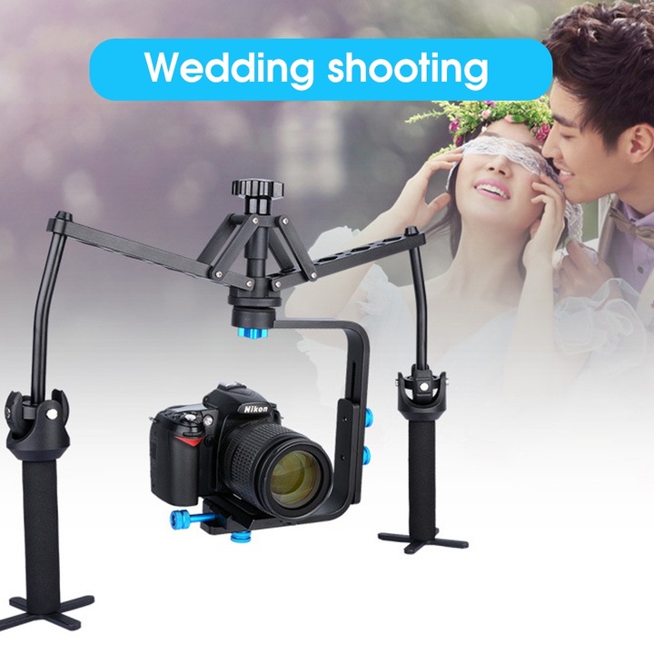 YELANGU S1 képstabilizátor, alumínium, 2596 g, SLR és tükör nélküli fényképezőgépekhez