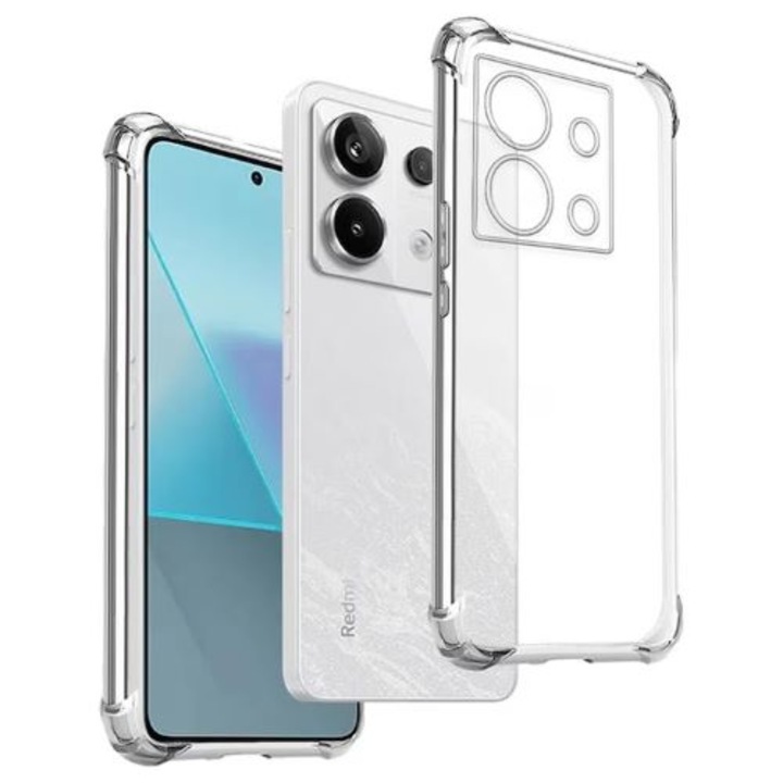 Калъф Clear Antishock Soft cover, съвместим с Xiaomi Redmi Note 13 Pro/ Poco X6