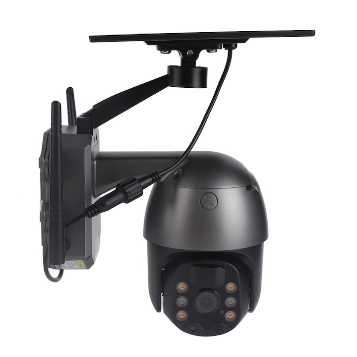 Camera de supraveghere Jormftte 1080P HD, cu suport rotativ 360°, viziune nocturna infrarosu, dimensiuni mici