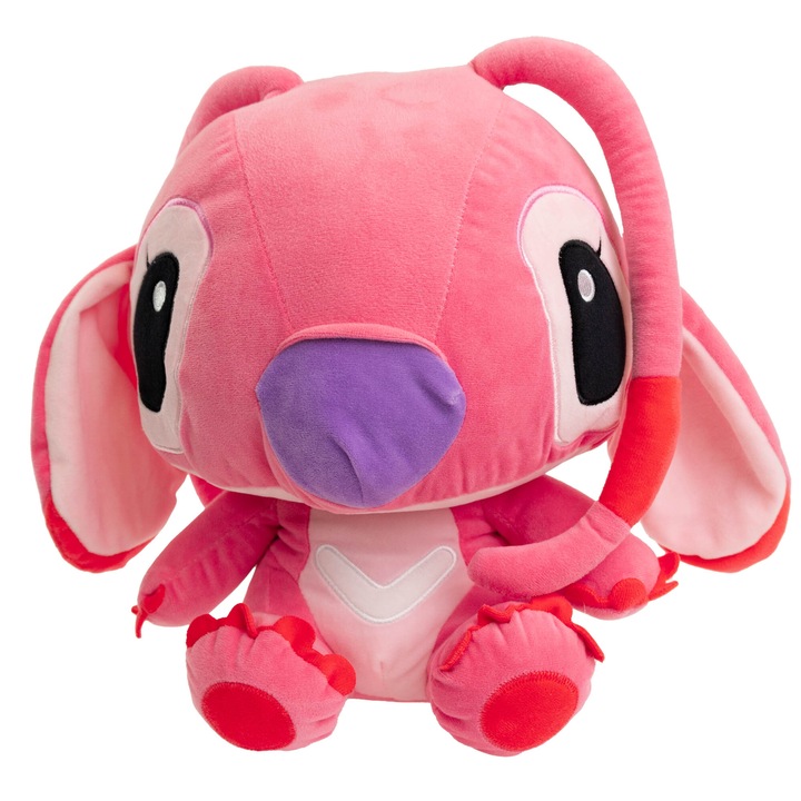 Jucarie de plus Lilo and Stitch, 80cm, roz/violet