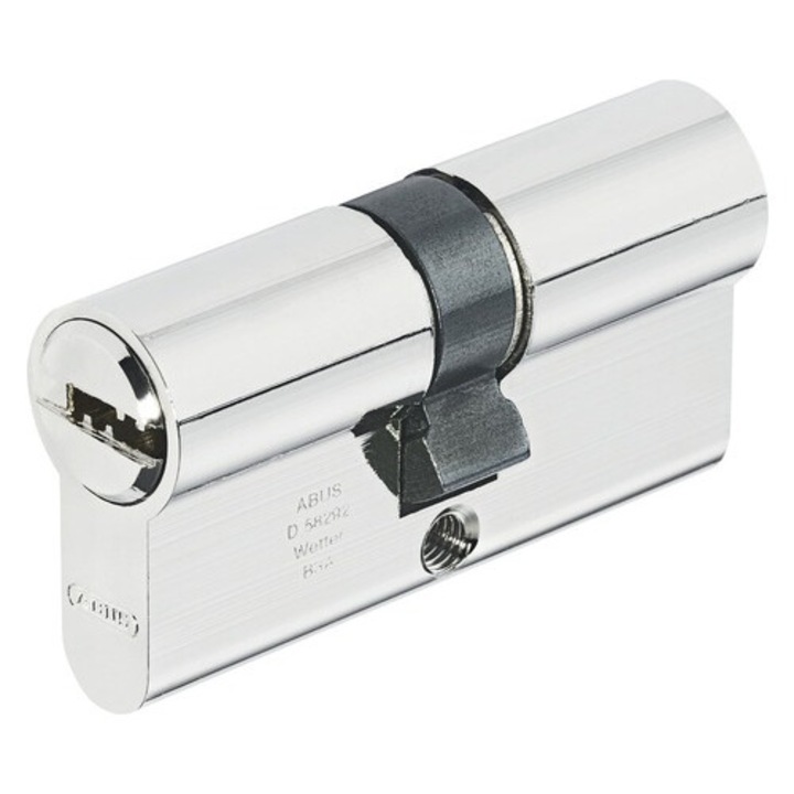 Cilindru de siguranta dublu Abus D45N 40/45 mm, 5 chei, protectie anti-gaurire