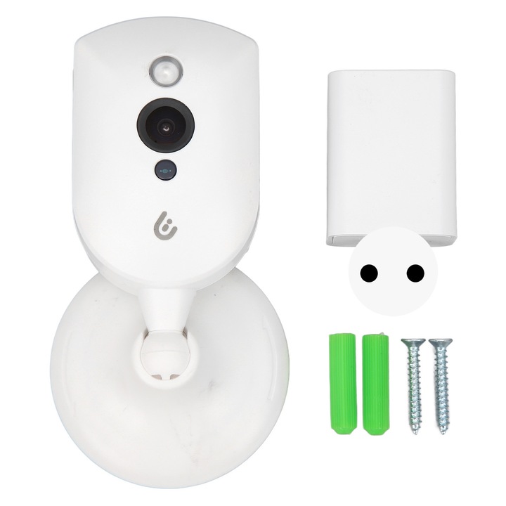 Camera de supraveghere Jormftte Mini 1080P, WiFi, 360° rotativa, dimensiuni 45x45x17.5mm