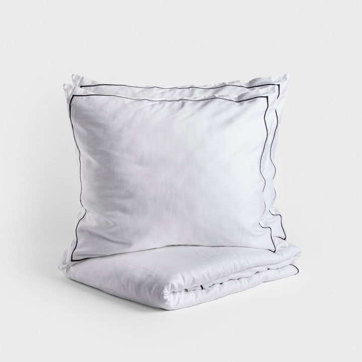 Lenjerie de pat ESPERIN satin alb 160x200 cm HOMLA