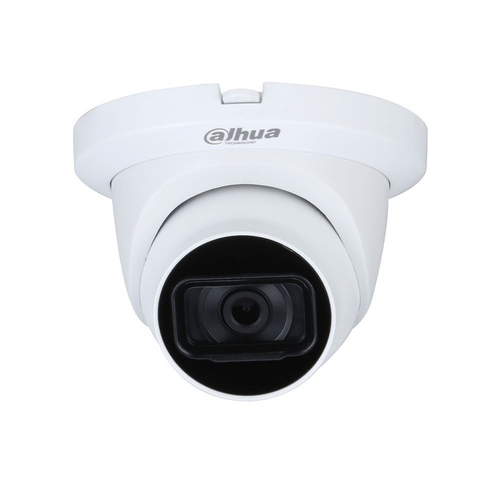 Camera supraveghere Dome Dahua HAC-HDW1200TLMQ-A-S6, 2 MP, 2.8 mm, IR 30 m, microfon, instalare rapida