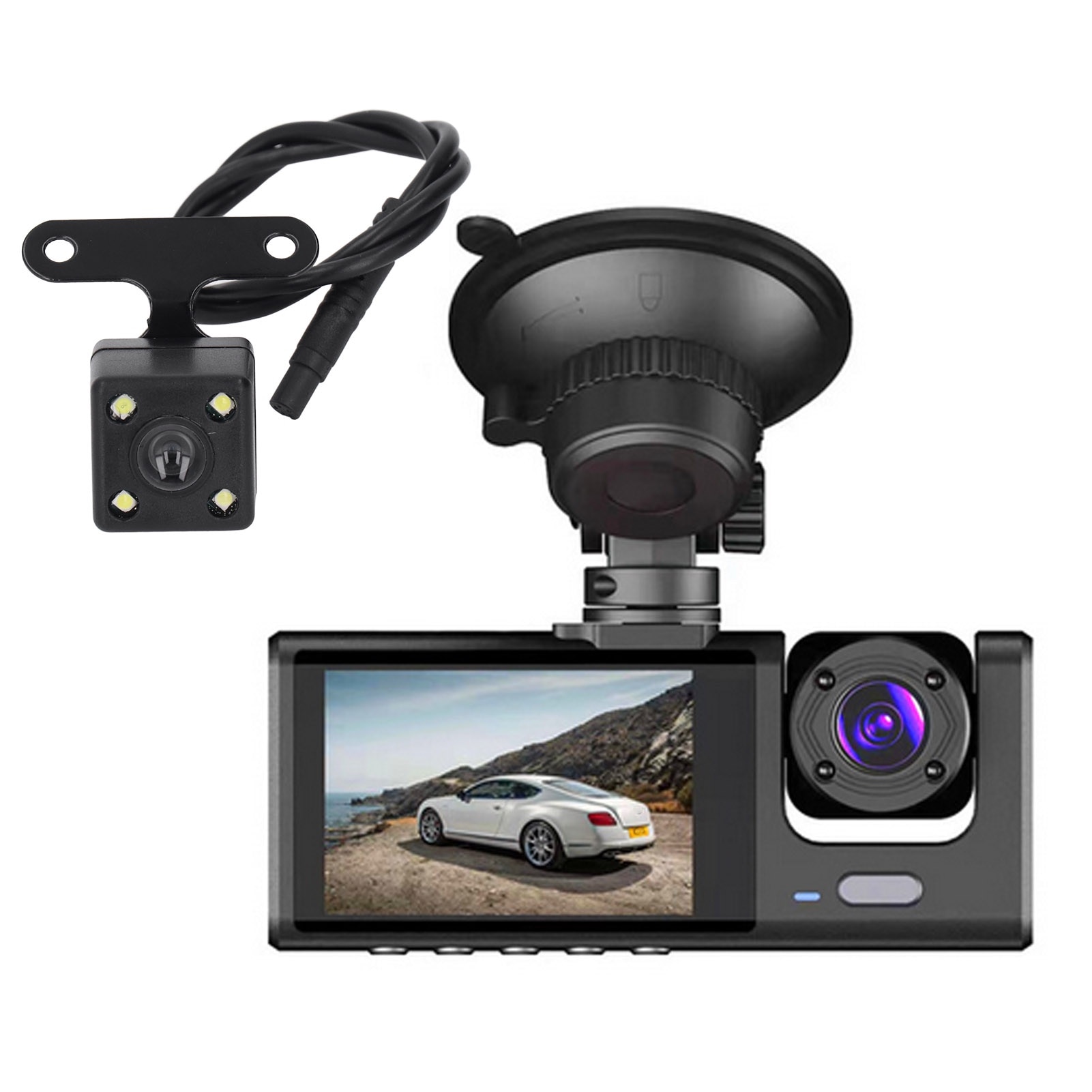 Autós kamera DVR1/080P, ötvözet, 358g - eMAG.hu